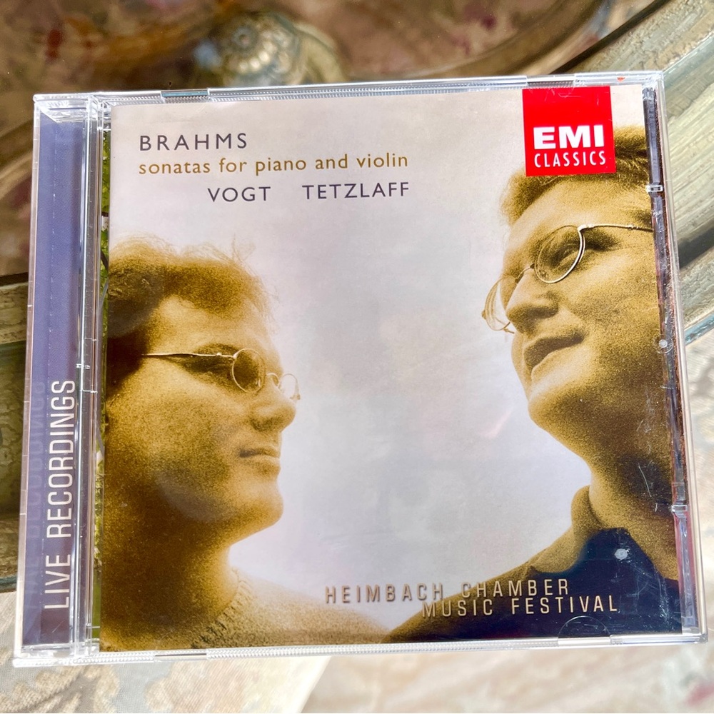 Brahms Sonatas Piano Violin Vogt Tetzlaff EMI Classics Heimbach Music Festival